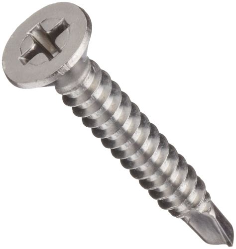 12 flat head sheet metal screws|self cutting screws for metal.